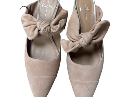 Shoes Heels Kitten By Linea Paolo In Tan, Size: 9.5 on Sale