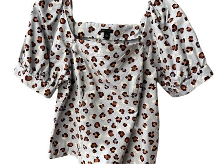 Top Short Sleeve By Ann Taylor In Animal Print, Size: S Online now