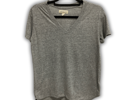 Top Short Sleeve Basic By Cloth & Stone In Grey, Size: Xs For Discount