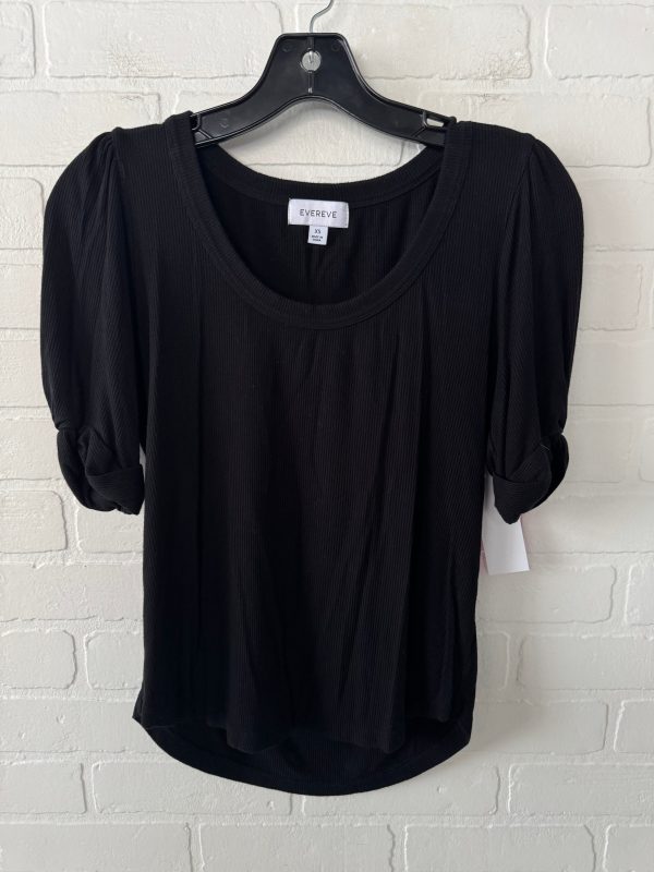 Top Short Sleeve By Evereve In Black, Size: Xs Sale