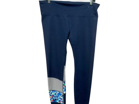 Athletic Leggings By Gapfit In Navy, Size: L For Sale