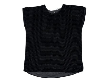 Top Short Sleeve By Eileen Fisher In Black, Size: 0 For Sale