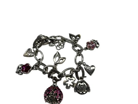 Necklace Charm By Brighton In Pink & Silver For Sale