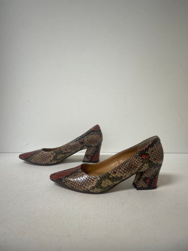 Shoes Heels Block By Cmf In Snakeskin Print, Size: 6.5 Online