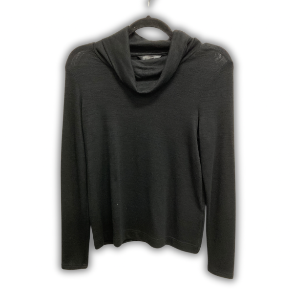 Top Long Sleeve Basic By Banana Republic In Black, Size: Xs Sale