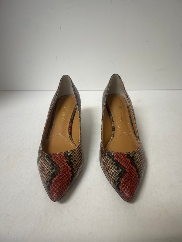 Shoes Heels Block By Cmf In Snakeskin Print, Size: 6.5 Online