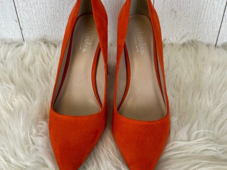 Shoes Heels Block By Charles By Charles David In Orange, Size: 8 For Discount