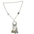 Necklace Lariat & Y-Drop By Clothes Mentor In Cream Hot on Sale