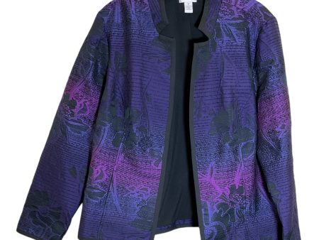 Blazer By Chicos In Purple, Size: L For Cheap