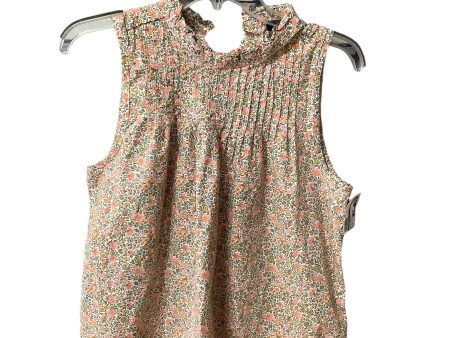 Top Sleeveless By J. Crew In Floral Print, Size: S Online Sale