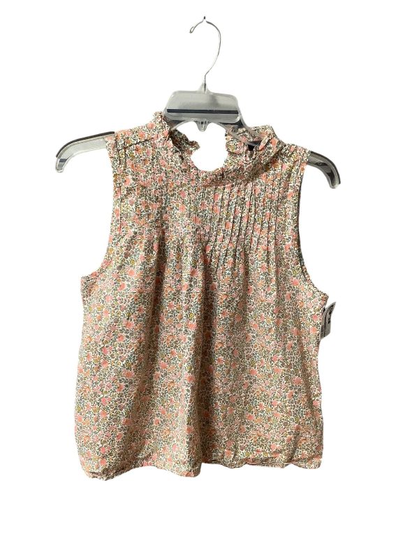 Top Sleeveless By J. Crew In Floral Print, Size: S Online Sale