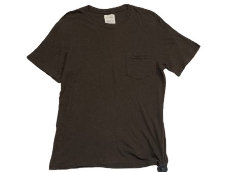 Top Short Sleeve Basic By Billy Reid In Brown, Size: M Cheap