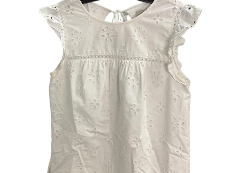 Top Sleeveless By Loft In White, Size: S For Sale