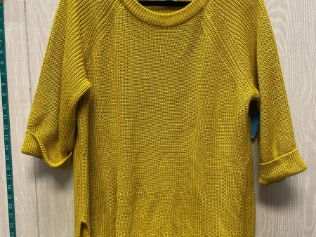 Sweater Short Sleeve By Mote In Chartreuse, Size: L on Sale