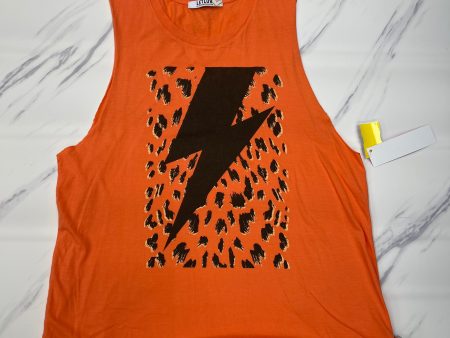 Top Sleeveless By Anthropologie In Orange, Size: Xl Cheap