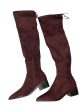 Boots Knee Heels By Marc Fisher In Wine, Size: 8.5 Online Hot Sale