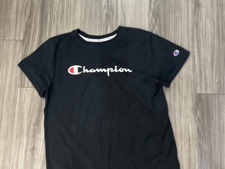 Top Short Sleeve By Champion In Black, Size: L Online now