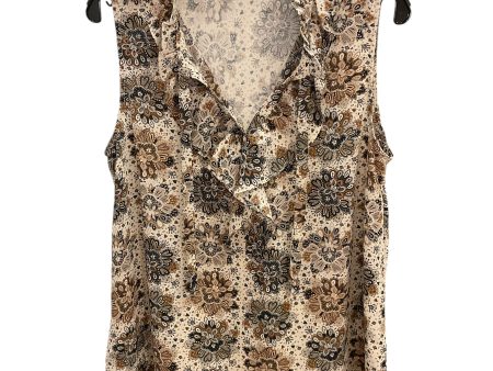 Top Sleeveless By Loft In Beige, Size: M Cheap