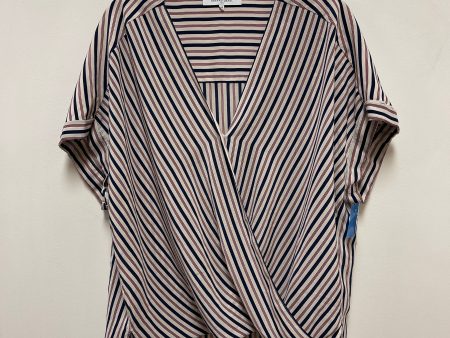 Top Short Sleeve By Clothes Mentor In Striped Pattern, Size: Xl Fashion