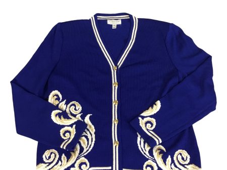 Blazer By St John Collection In Blue, Size: M Sale