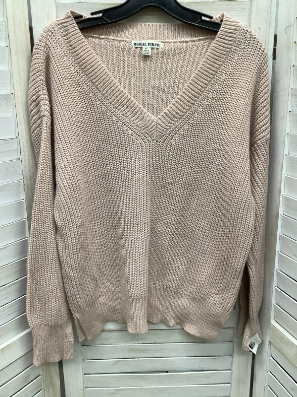 Sweater By Clothes Mentor In Pink, Size: Xl on Sale