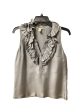 Top Sleeveless By J. Crew In Grey, Size: 4 For Sale