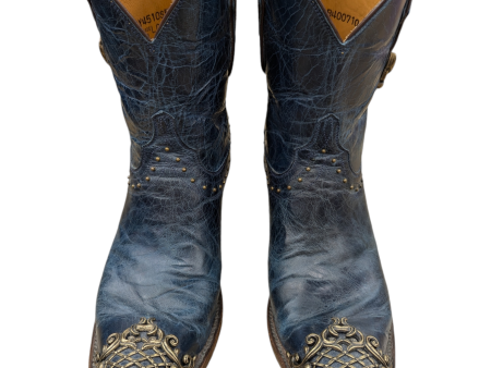 Boots Western By Lucchese In Teal, Size: 8 Online Hot Sale