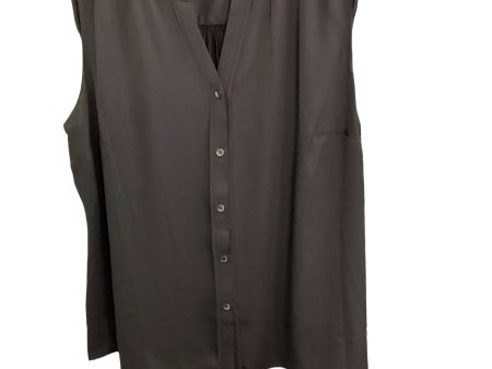 Top Sleeveless By Jones New York In Black, Size: 16 Online now