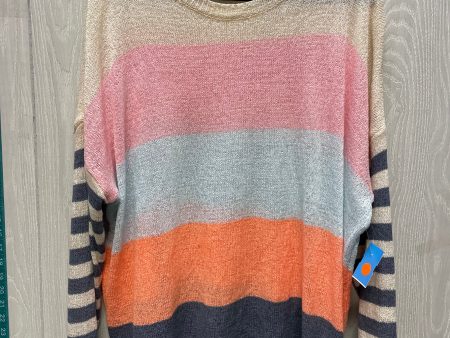 Sweater By Wanna B In Striped Pattern, Size: L Online now