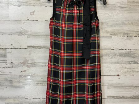 Dress Work By J. Crew In Black & Red, Size: 0r Sale