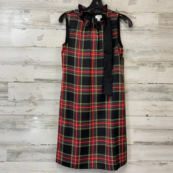 Dress Work By J. Crew In Black & Red, Size: 0r Sale