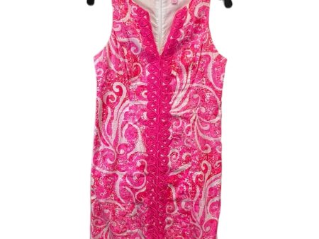 Pink & Red Dress Casual Midi Lilly Pulitzer, Size 2 Online Hot Sale