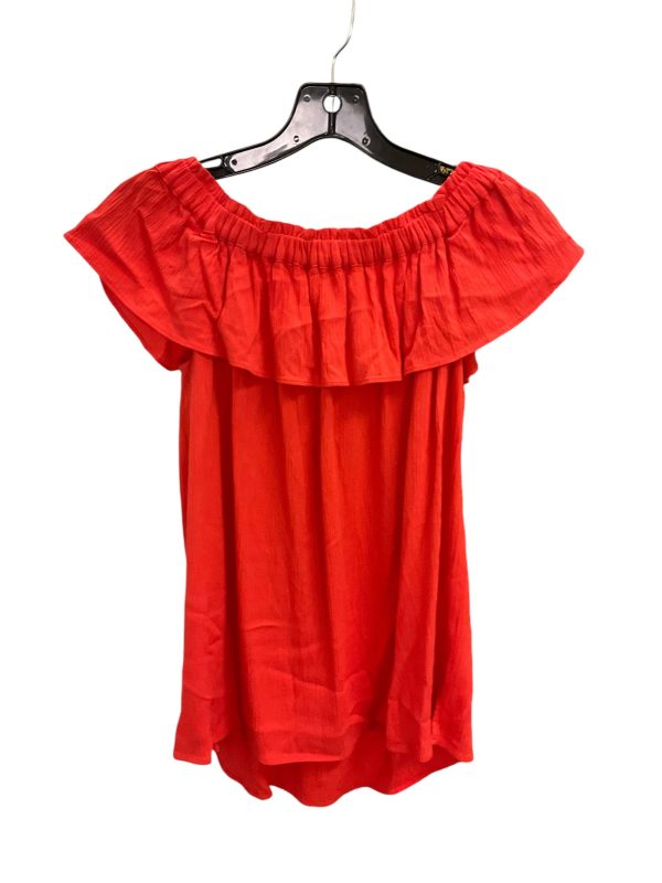 Top Sleeveless By Loft In Orange, Size: Xs Discount