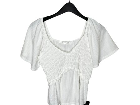 Top Short Sleeve By Altard State In White, Size: L Online