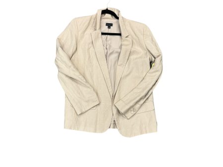 Blazer By Ann Taylor In Tan, Size: L on Sale