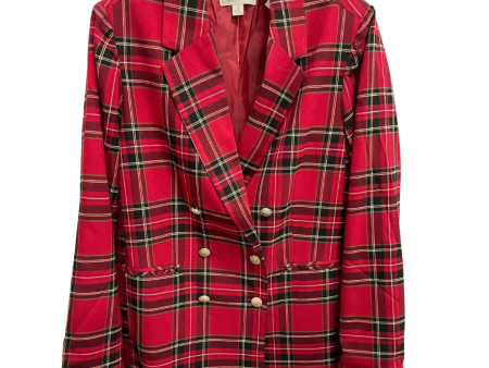 Blazer By Cato In Plaid Pattern, Size: M Online now