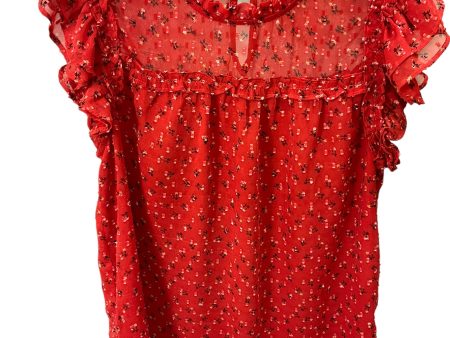 Top Sleeveless By Cece In Red, Size: M Hot on Sale