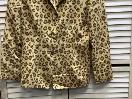 Animal Print Blazer Dana Buchman, Size S For Cheap