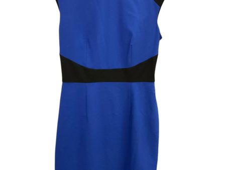 Dress Work By Calvin Klein In Blue Black, Size: S Online now