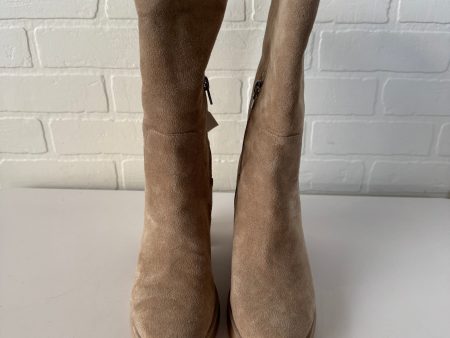 Boots Mid-calf Heels By Dolce Vita In Cream, Size: 7.5 Fashion