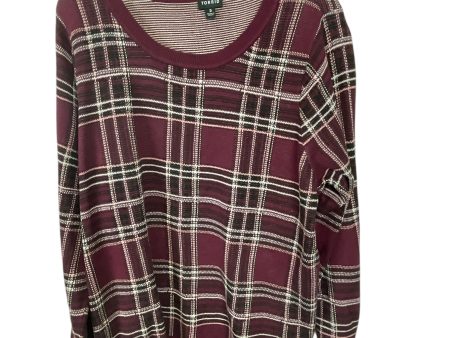 Sweater By Torrid In Purple, Size: 3x Cheap