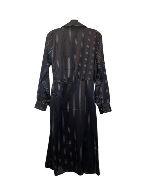 Dress Casual Maxi By Loft In Blue & Brown, Size: S For Discount