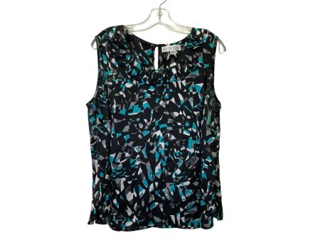 Top Sleeveless Basic By Kasper In Blue, Size:1X Online