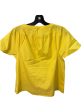 Top Short Sleeve By Brooks Brothers In Yellow, Size: S Sale