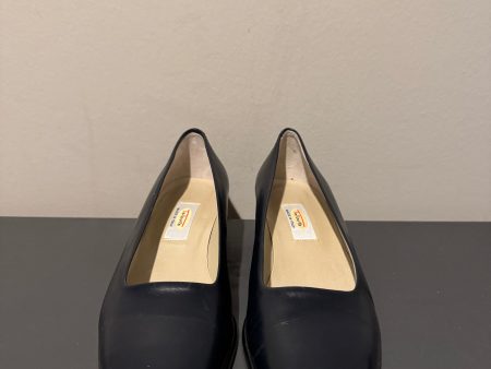 Shoes Heels Block By Talbots In Navy, Size: 7 Cheap