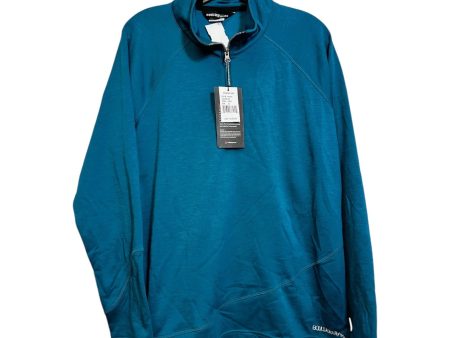 Athletic Sweatshirt Crewneck By Clothes Mentor In Teal, Size: Xl Hot on Sale