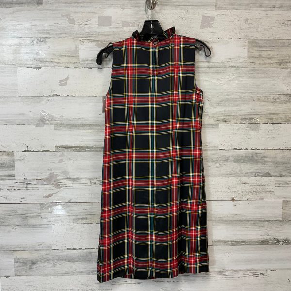 Dress Work By J. Crew In Black & Red, Size: 0r Sale