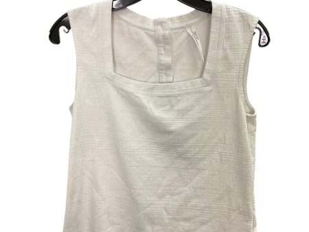 Top Sleeveless By Anthropologie In White, Size: M Sale