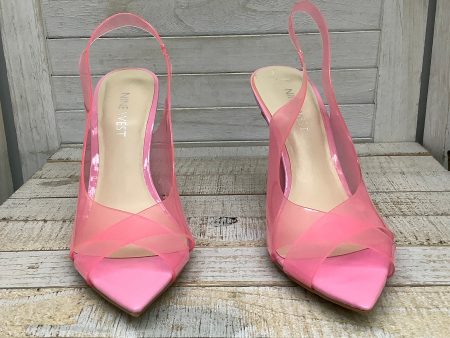 Shoes Heels Stiletto By Nine West In Pink, Size: 6.5 Online now