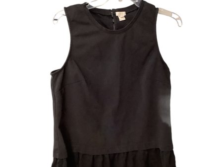 Top Sleeveless By J. Crew In Black, Size: M Supply